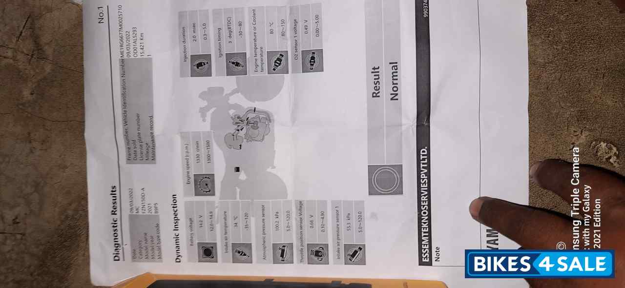 Mat Dark Purplish Blue Yamaha FZ-S FI V3