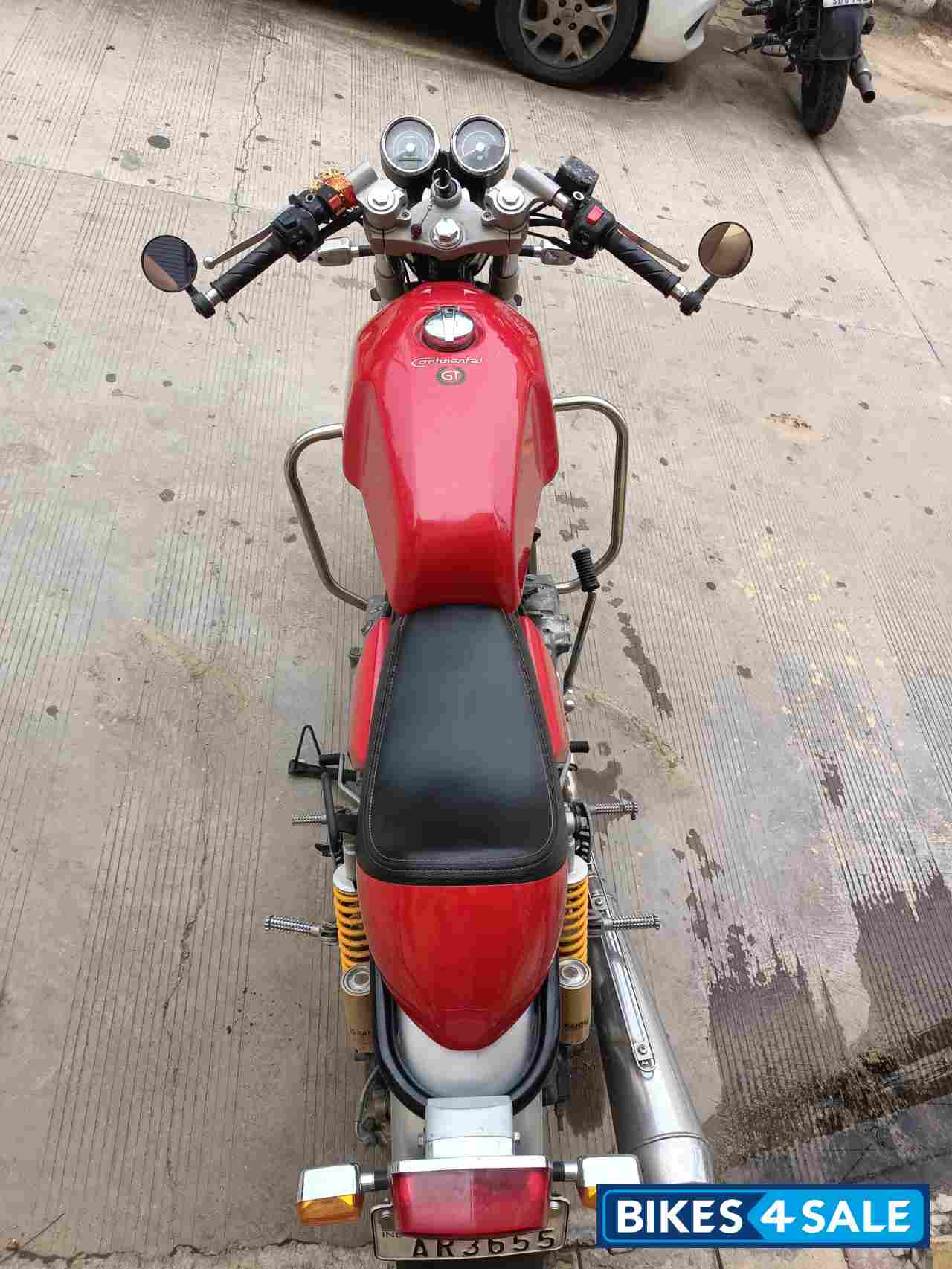 Red Royal Enfield Continental GT 535