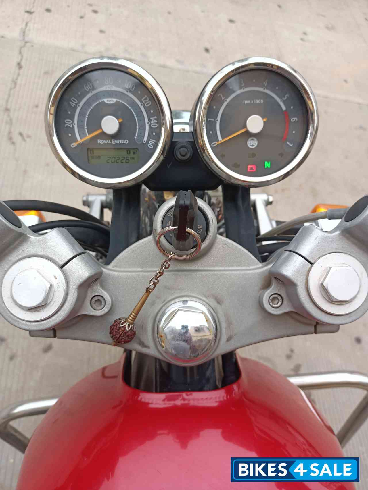 Red Royal Enfield Continental GT 535