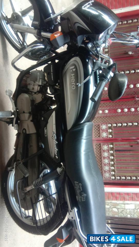 Black Grary Hero Splendor Plus BS6