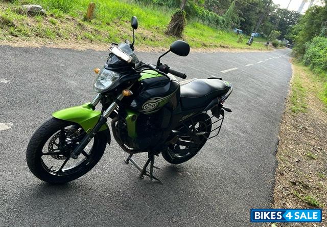 Black And Green Yamaha FZ-S