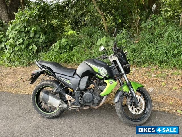 Black And Green Yamaha FZ-S