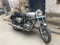 Silver Royal Enfield Bullet Electra Twinspark