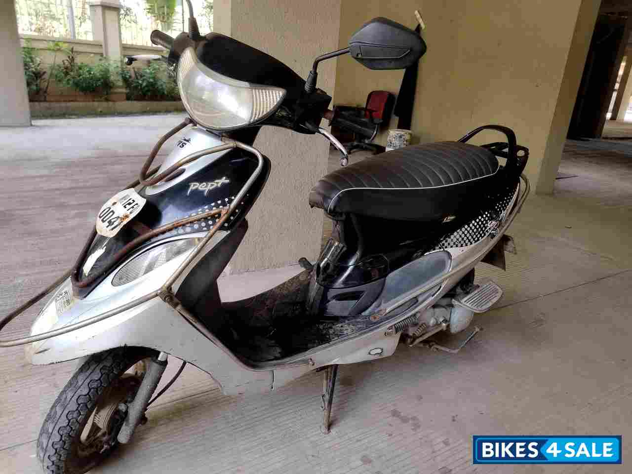 Black TVS Scooty Pep Plus