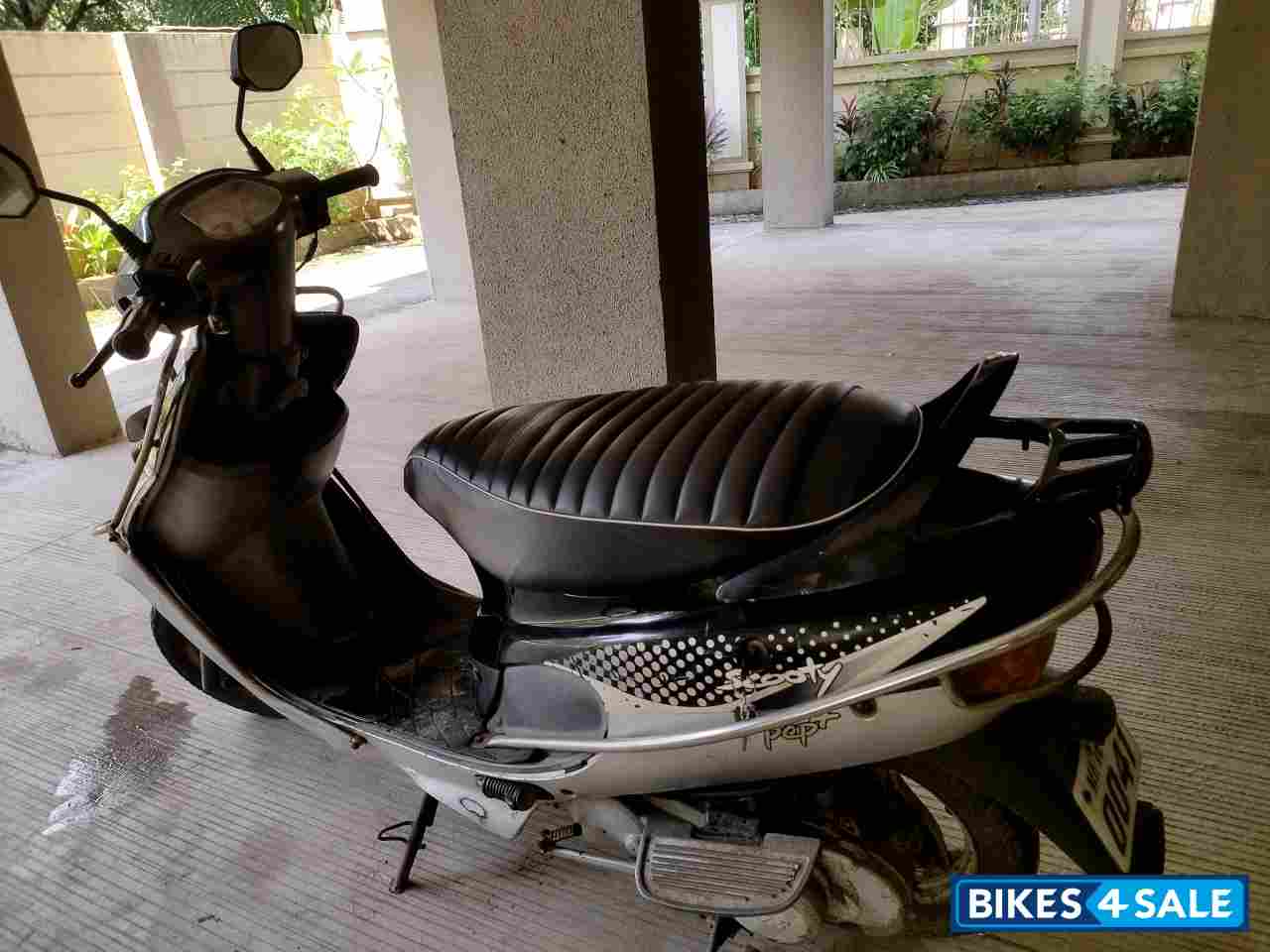 Black TVS Scooty Pep Plus
