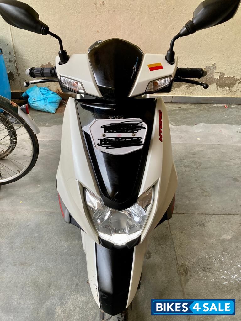White TVS NTORQ 125