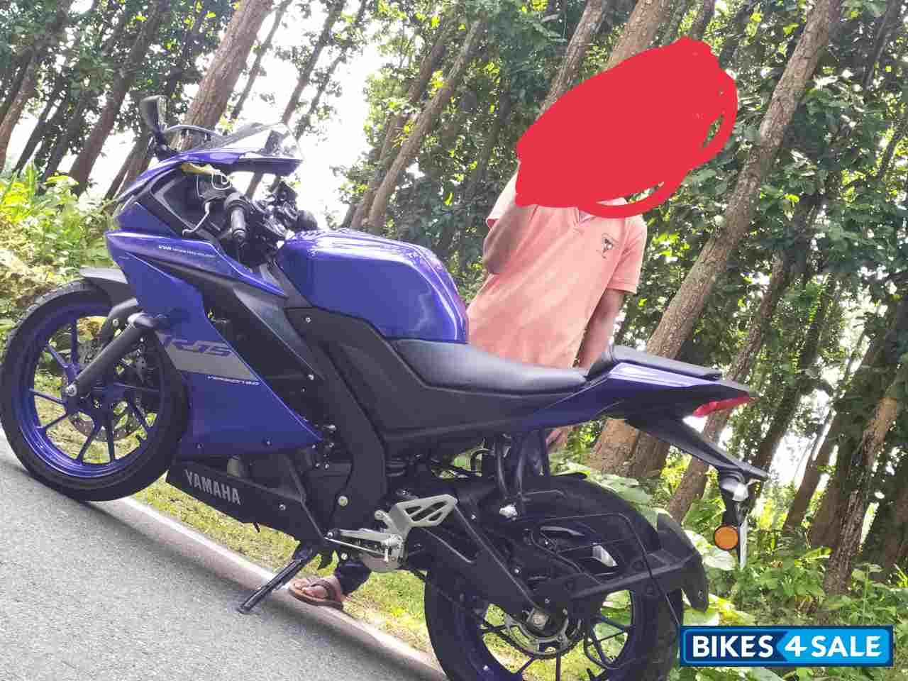 Racing Blue Yamaha YZF R15 V3 BS6