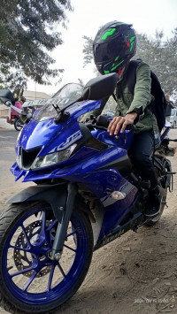 Racing Blue Yamaha YZF R15 V3 BS6