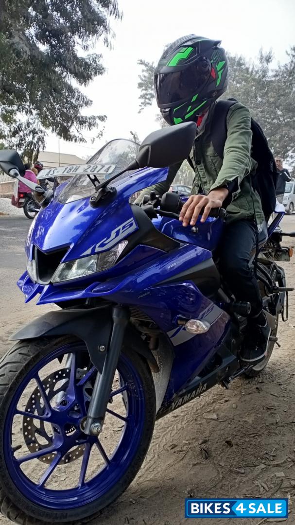 Racing Blue Yamaha YZF R15 V3 BS6