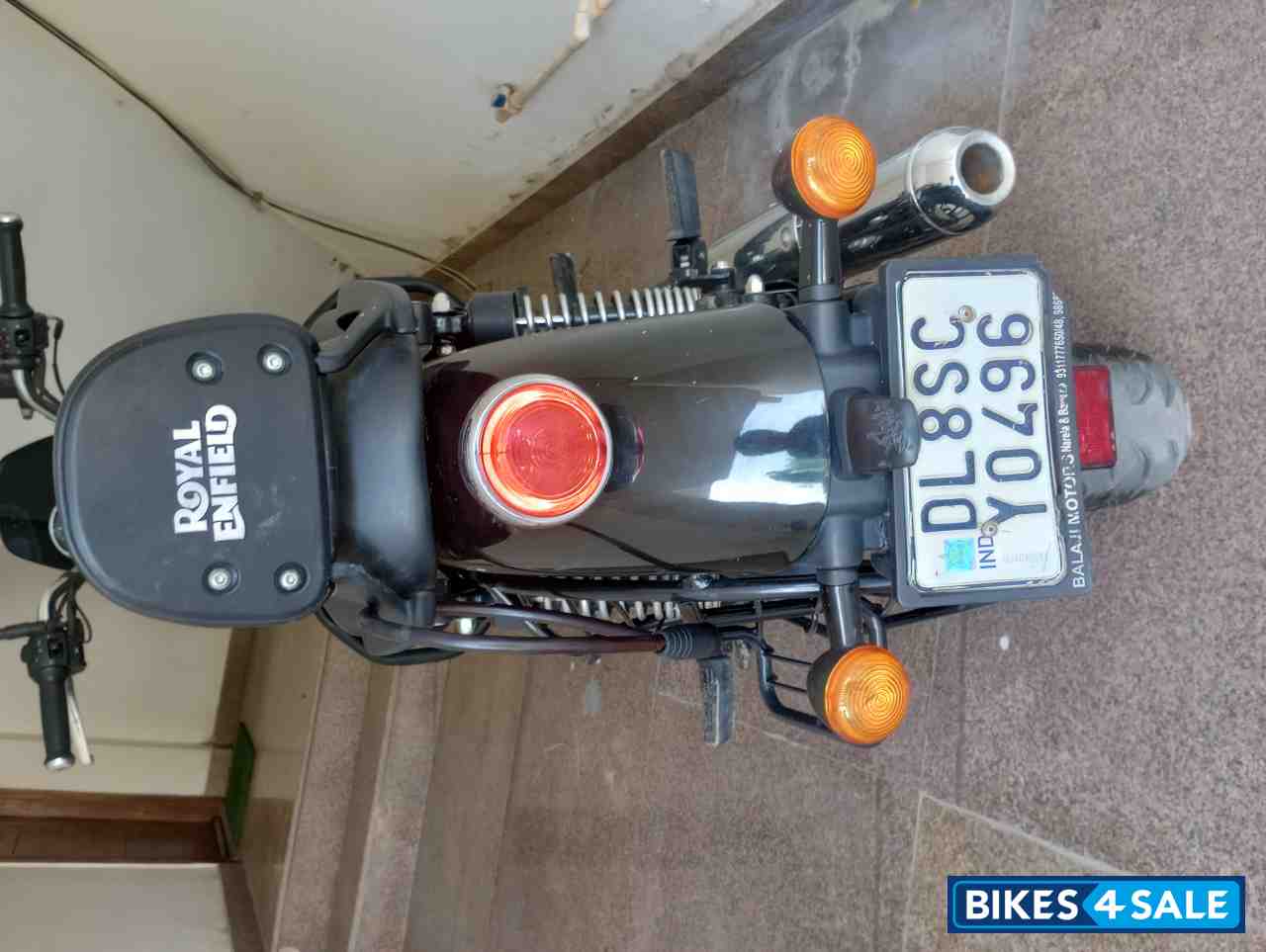 Black Royal Enfield Meteor 350 Stellar