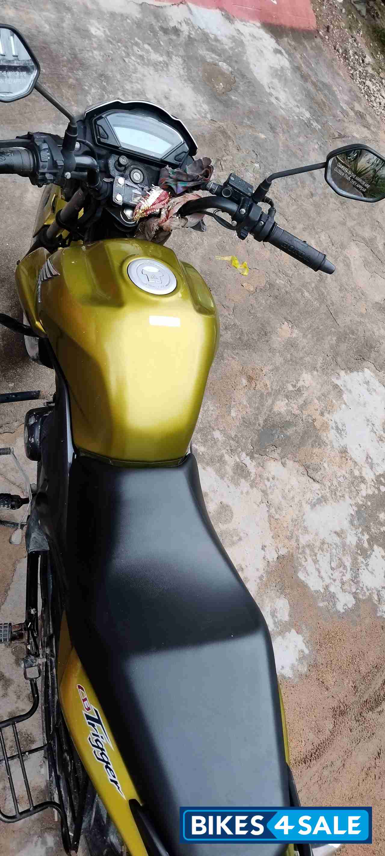 Green Honda CB Trigger