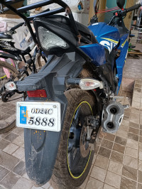 Blue Suzuki Gixxer SF Fi