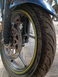 Blue Suzuki Gixxer SF Fi