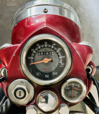 Red Royal Enfield Bullet Electra