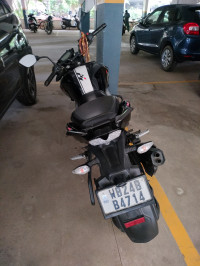 Black White TVS Apache RTR 160 4V BS6