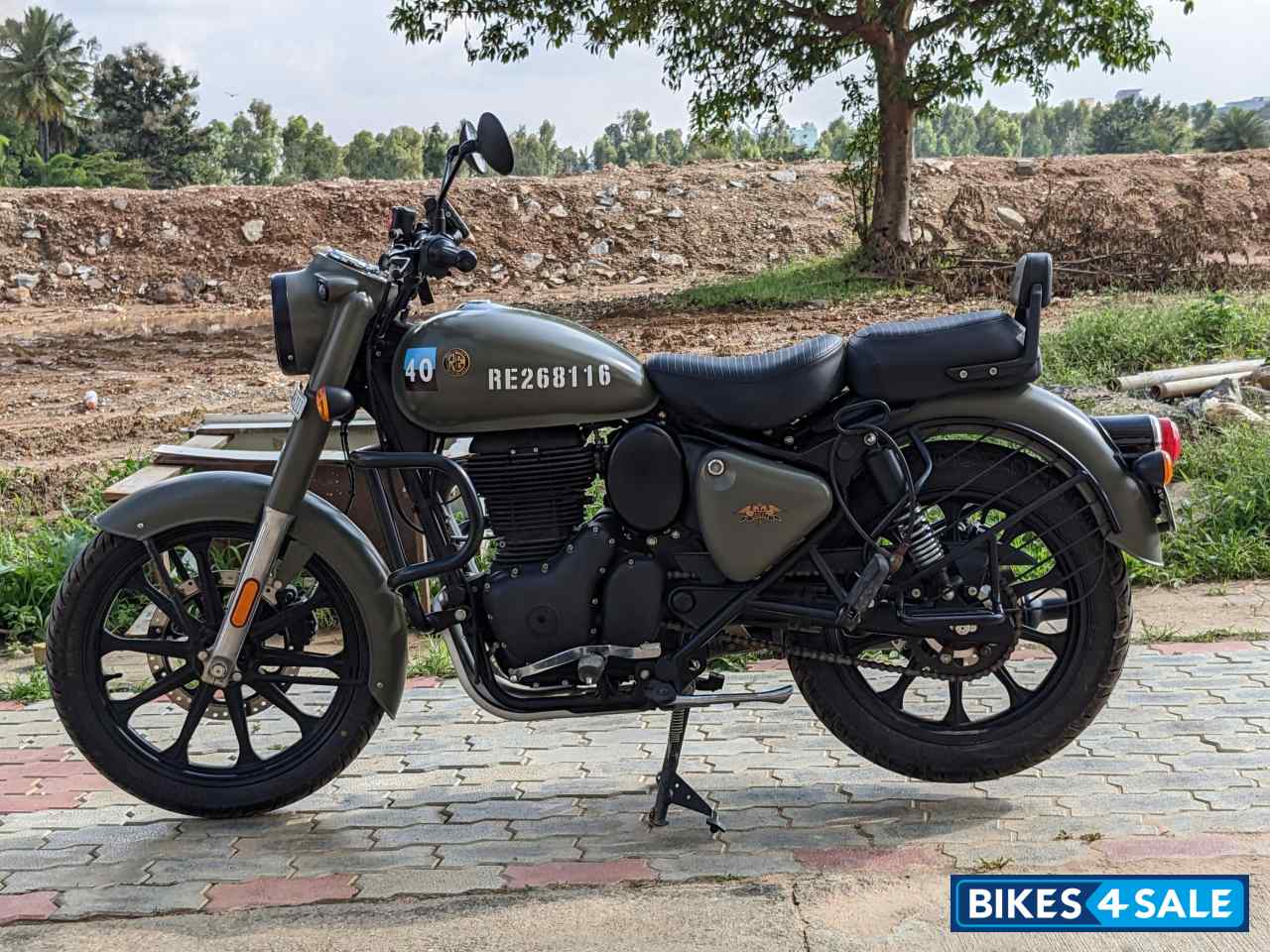 Marsh Grey Royal Enfield Classic 350 Dual Channel BS6