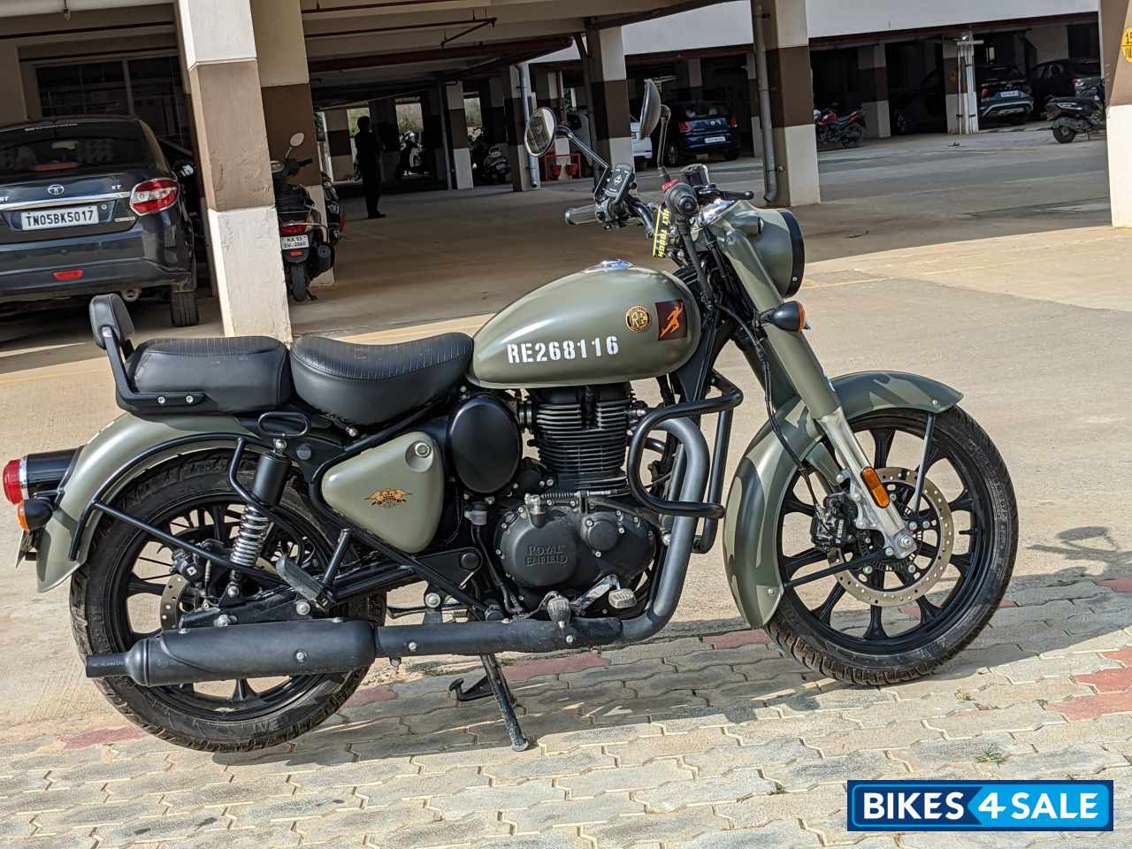 Marsh Grey Royal Enfield Classic 350 Dual Channel BS6