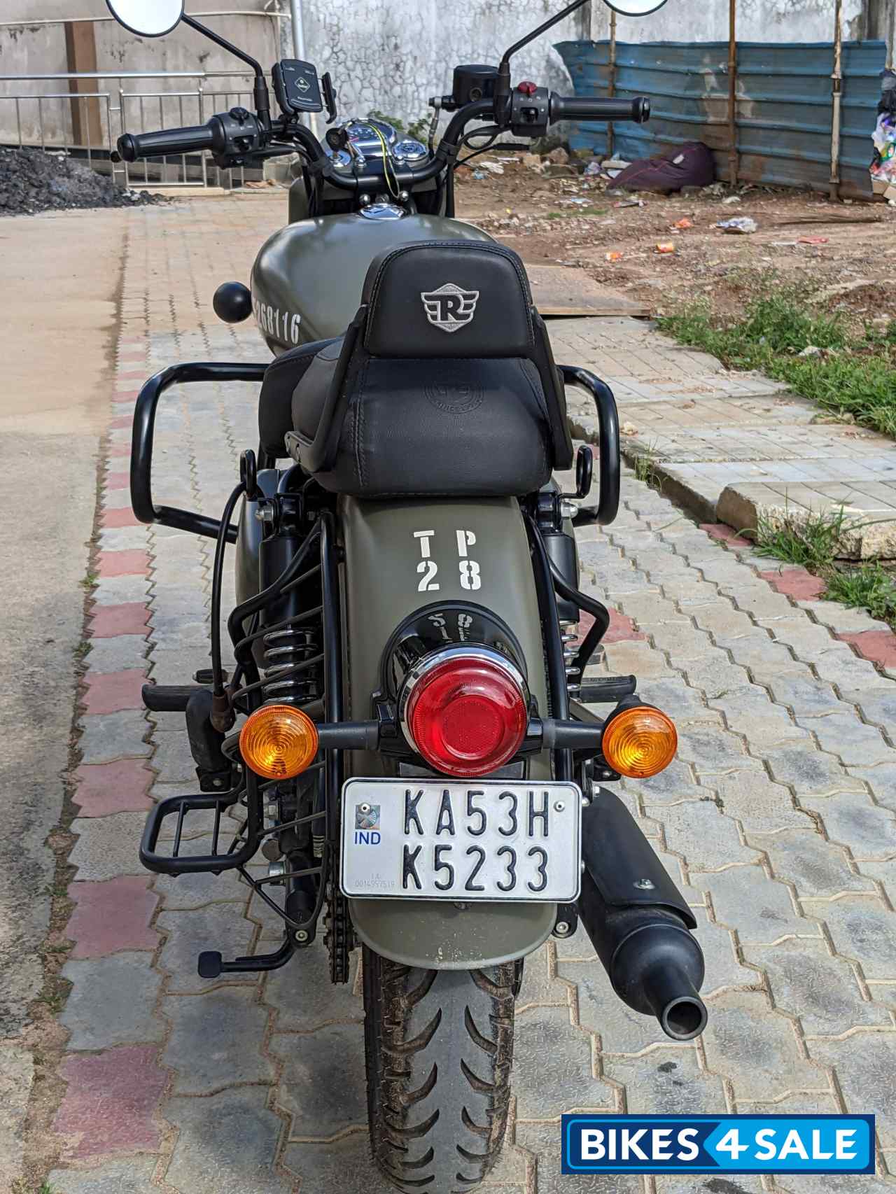 Marsh Grey Royal Enfield Classic 350 Dual Channel BS6