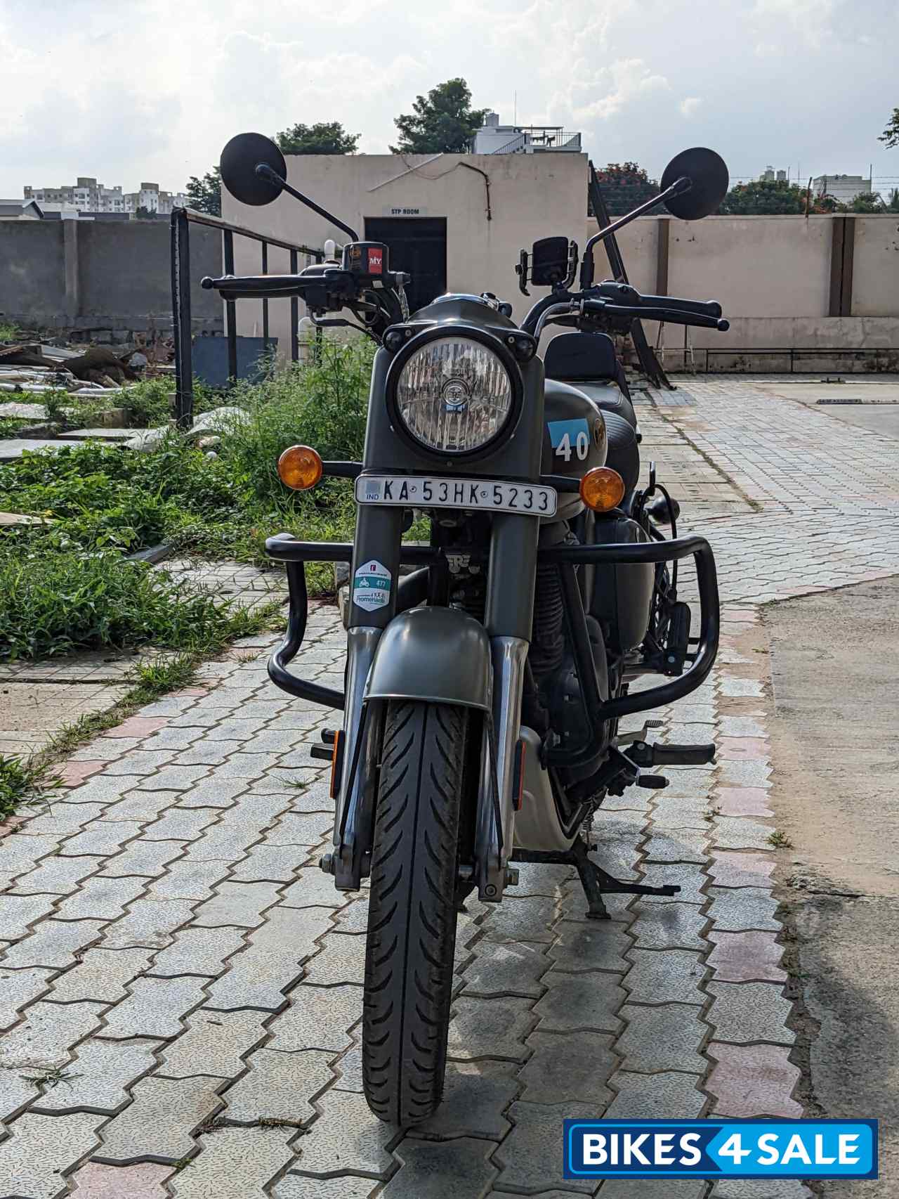 Marsh Grey Royal Enfield Classic 350 Dual Channel BS6