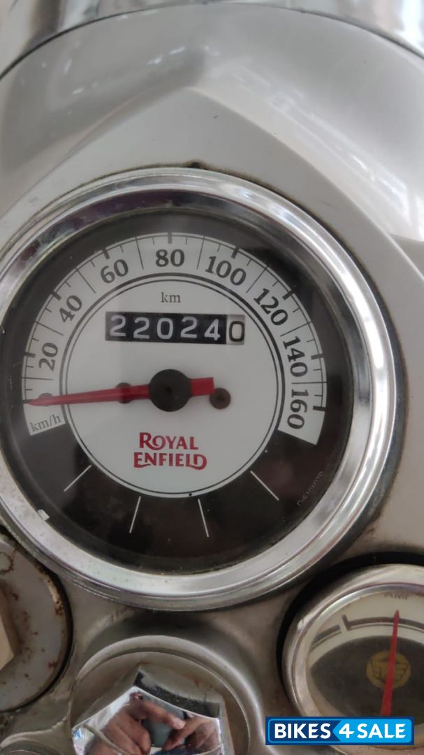 Silver Royal Enfield Classic 350