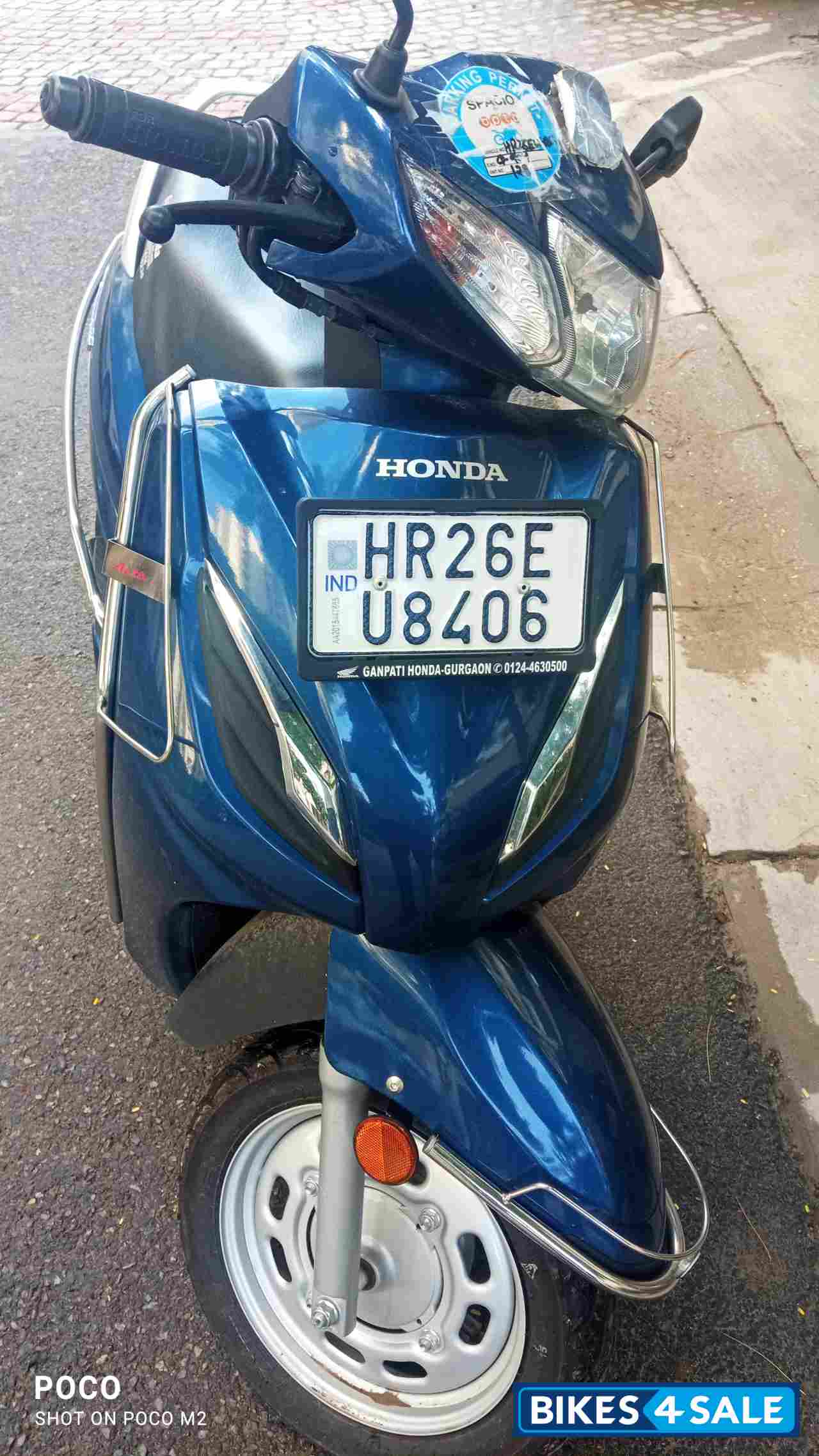 Decent Metallic Blue Honda Activa 6G