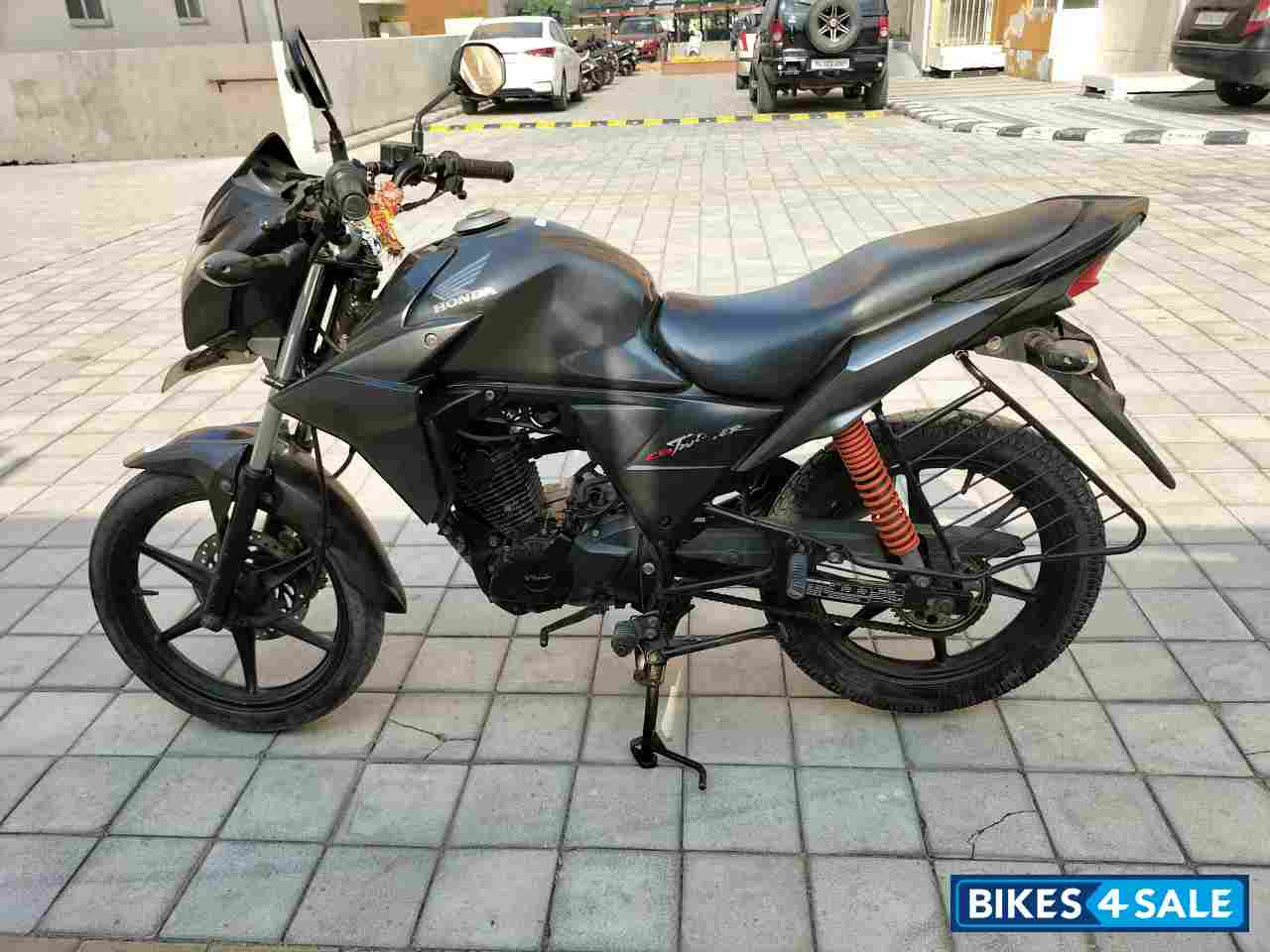 Grey Honda CB Twister Grey Honda CB Twister