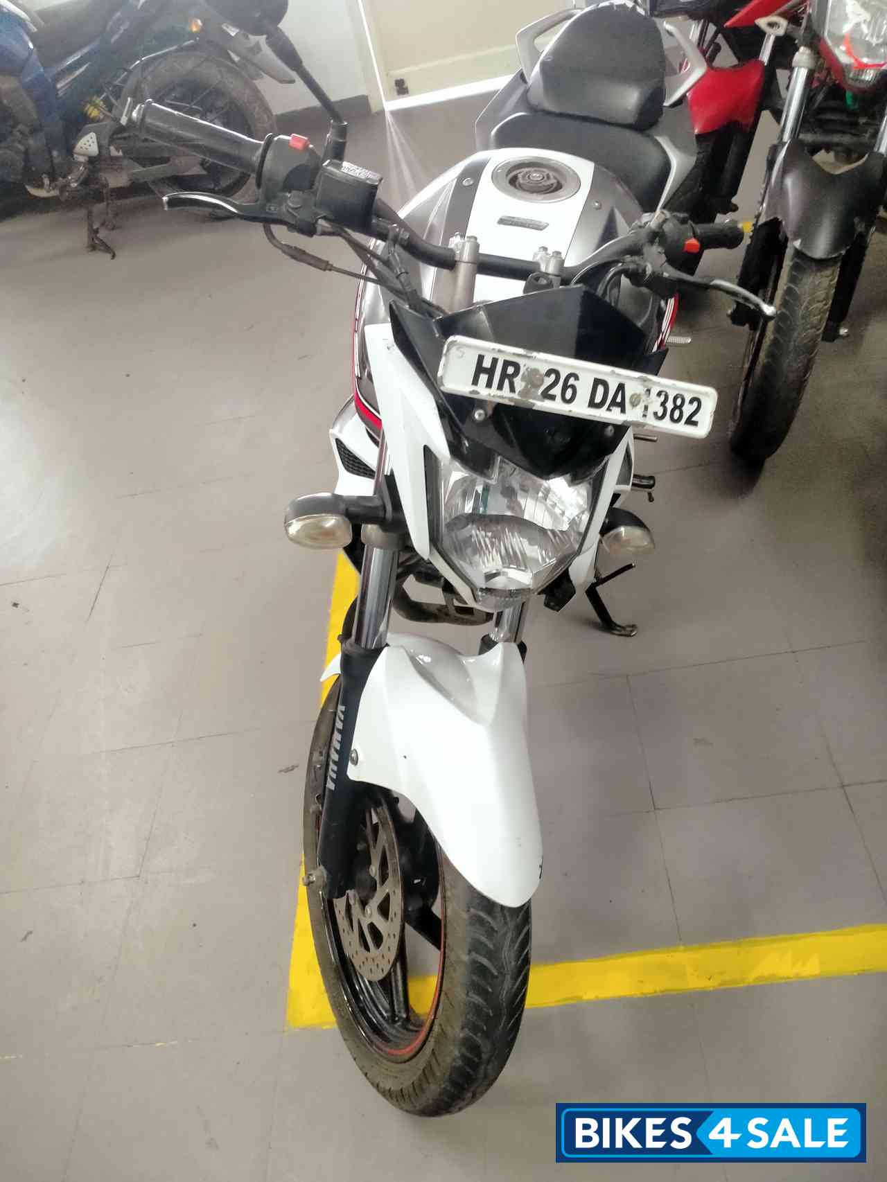 Gray Yamaha FZ-S