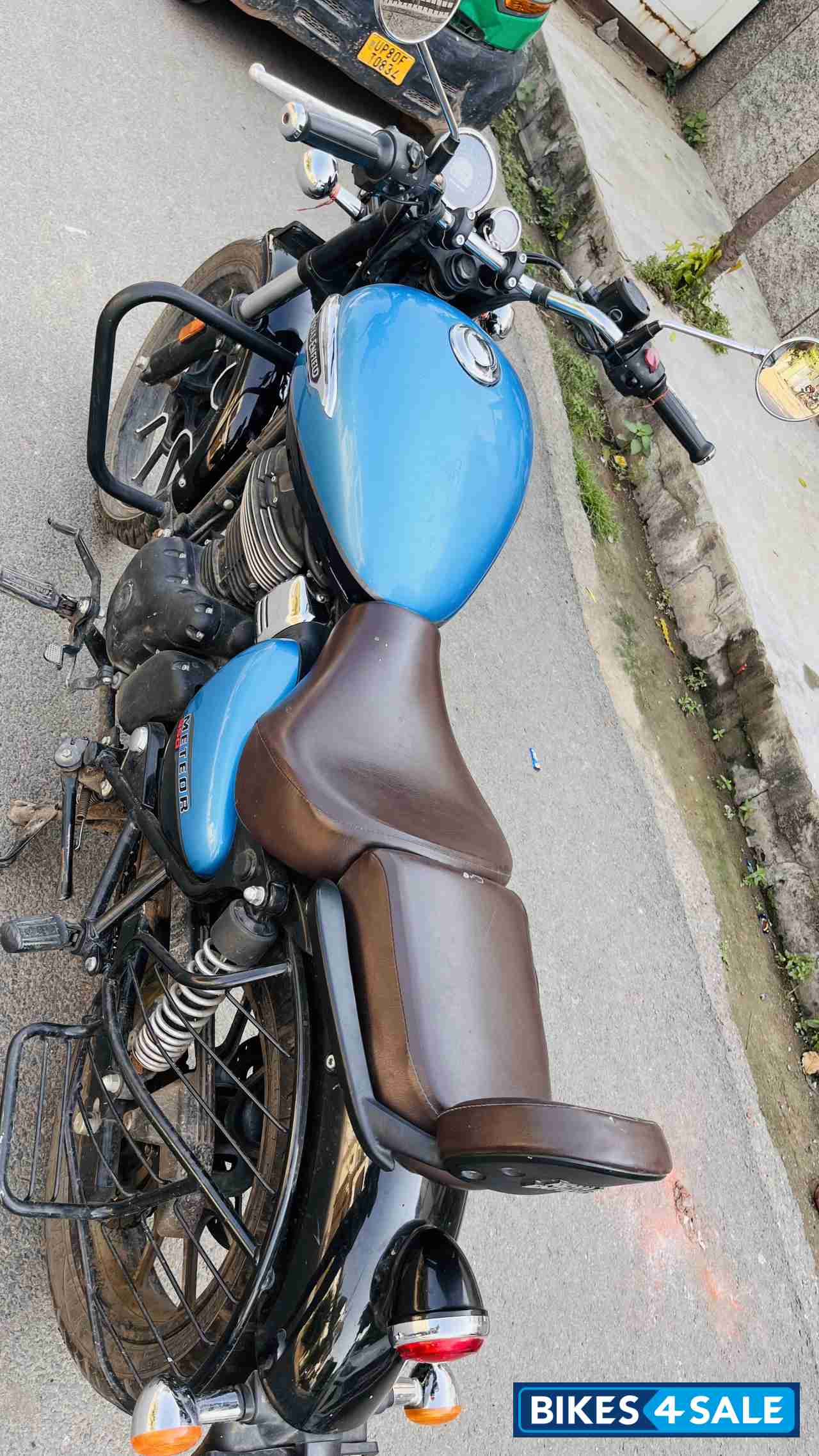 Blue Royal Enfield Meteor 350 Supernova