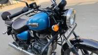 Blue Royal Enfield Meteor 350 Supernova