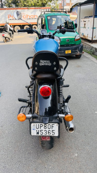 Blue Royal Enfield Meteor 350 Supernova