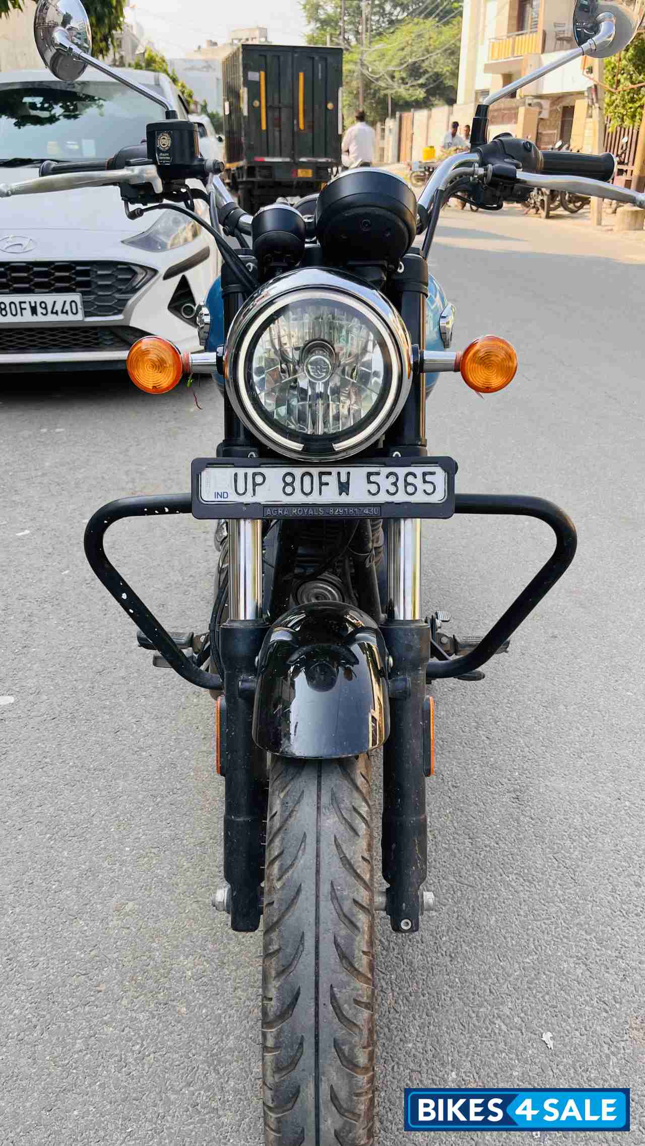 Blue Royal Enfield Meteor 350 Supernova