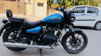 Blue Royal Enfield Meteor 350 Supernova