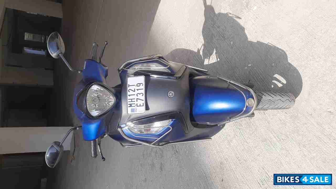 Matt Blue Yamaha Fascino 125 Fi