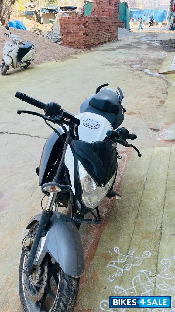 White Bajaj Pulsar 200 NS ABS