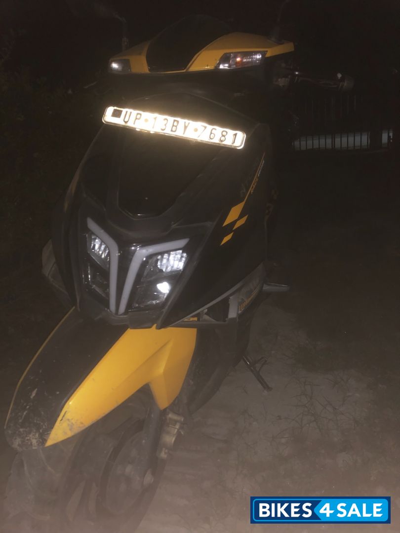 Yellow TVS NTORQ 125 Race Edition BS6