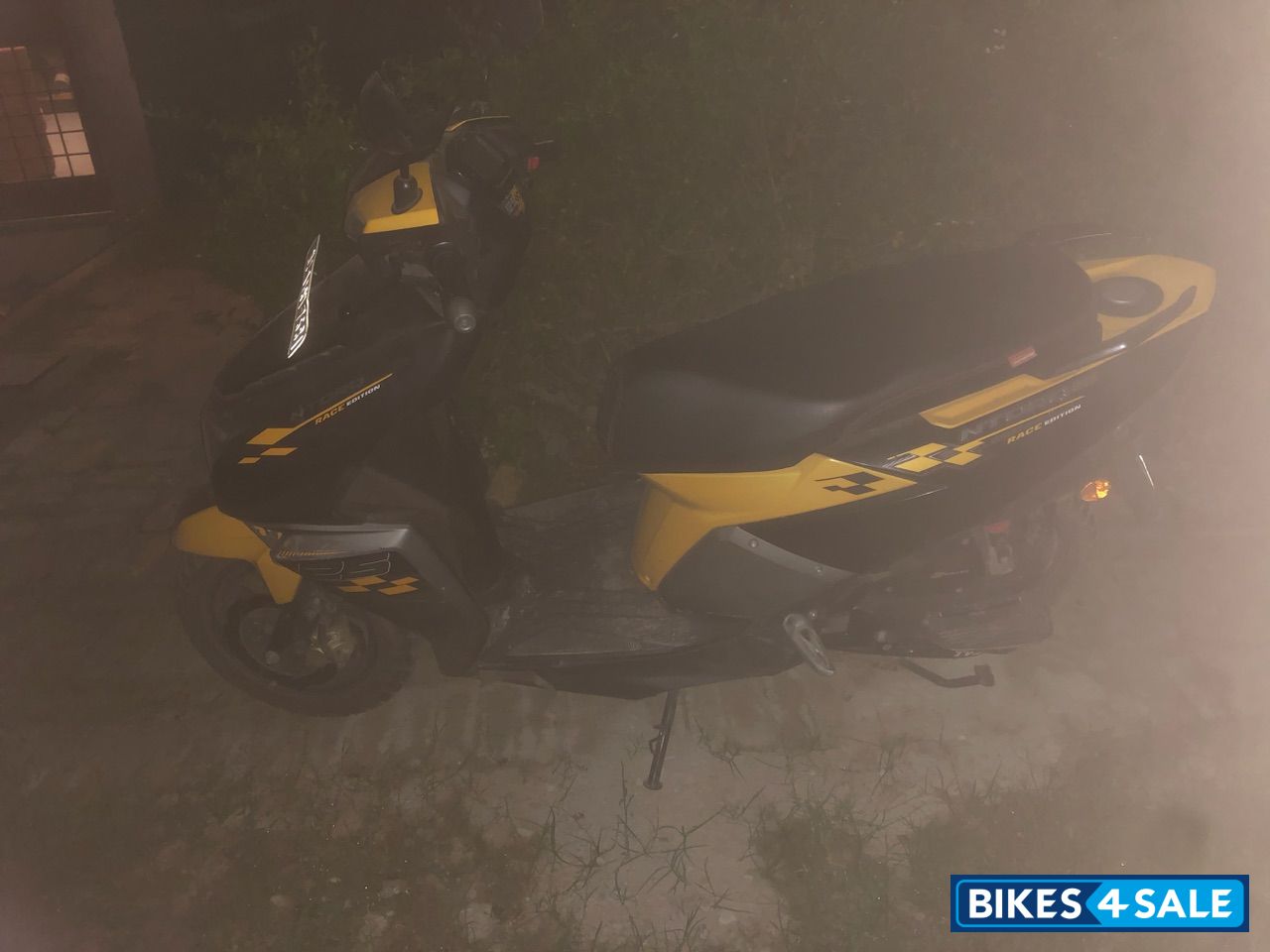 Yellow TVS NTORQ 125 Race Edition BS6