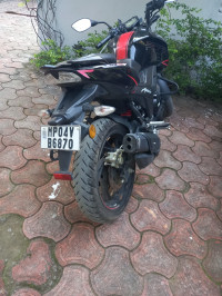 Black Red TVS Apache RTR 200 4V 2020