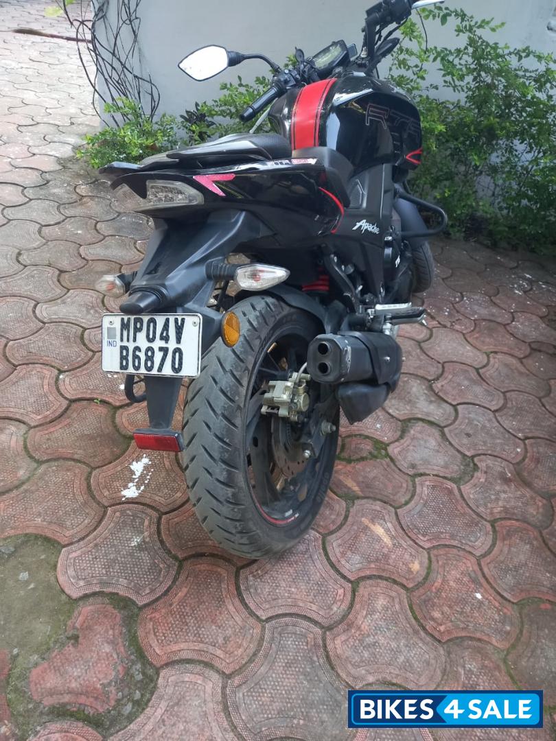 Black Red TVS Apache RTR 200 4V 2020