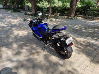Blue Yamaha YZF R15 V2