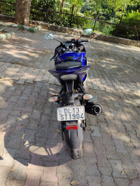 Blue Yamaha YZF R15 V2