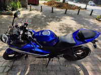 Blue Yamaha YZF R15 V2