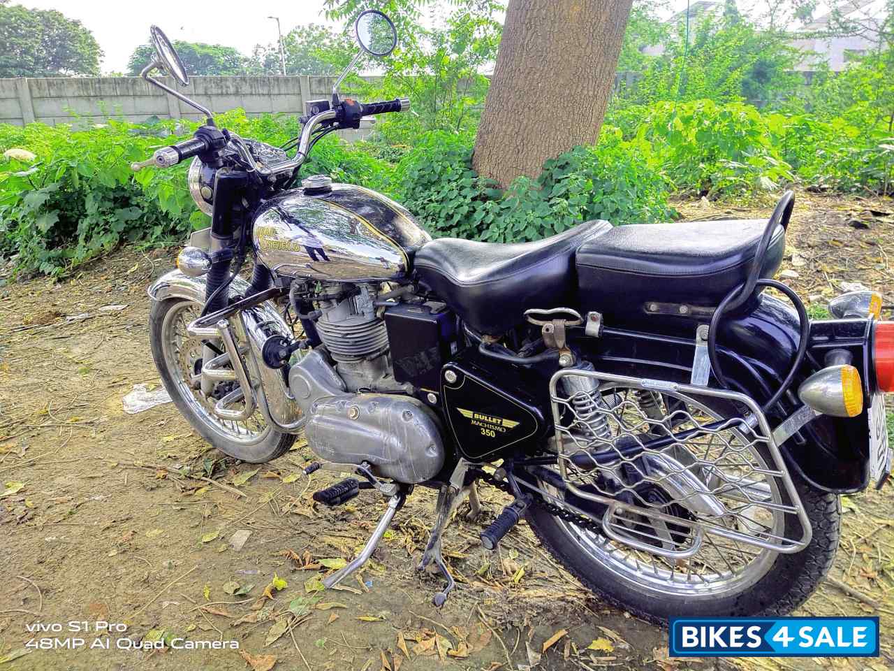 Mirror Black And Silver Royal Enfield  Machismo 350