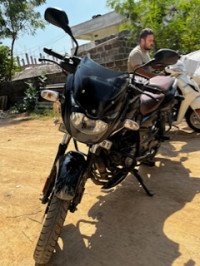 Black Bajaj Pulsar 125 Split Seat