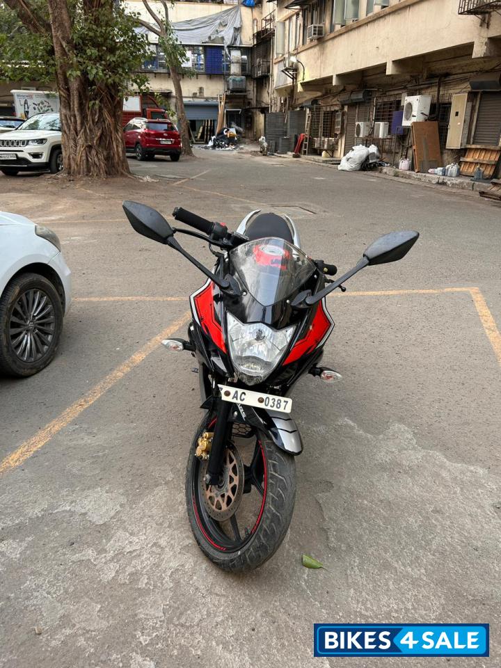 Black With A Hint Of Red And G Suzuki Gixxer SF Fi