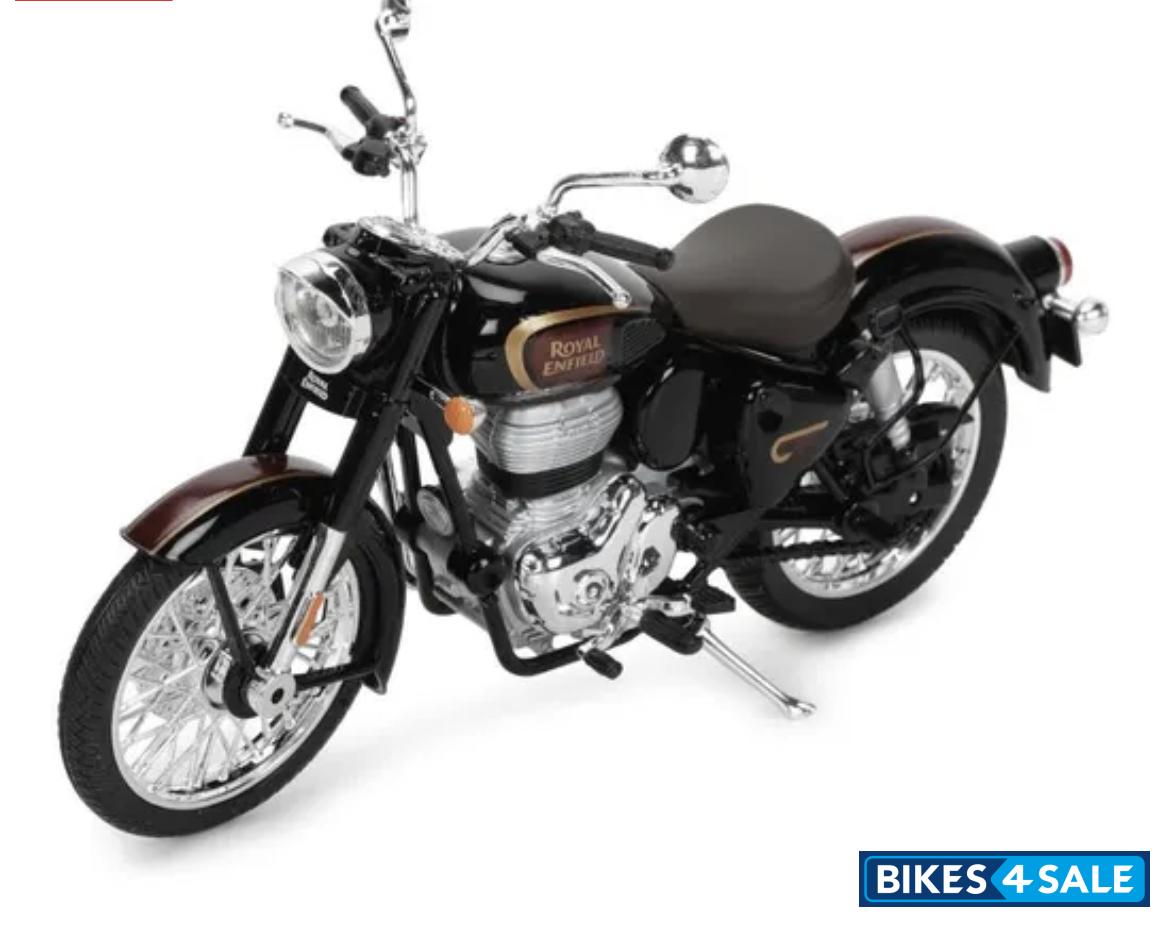 Black/red Royal Enfield Classic 350 Single Channel BS6