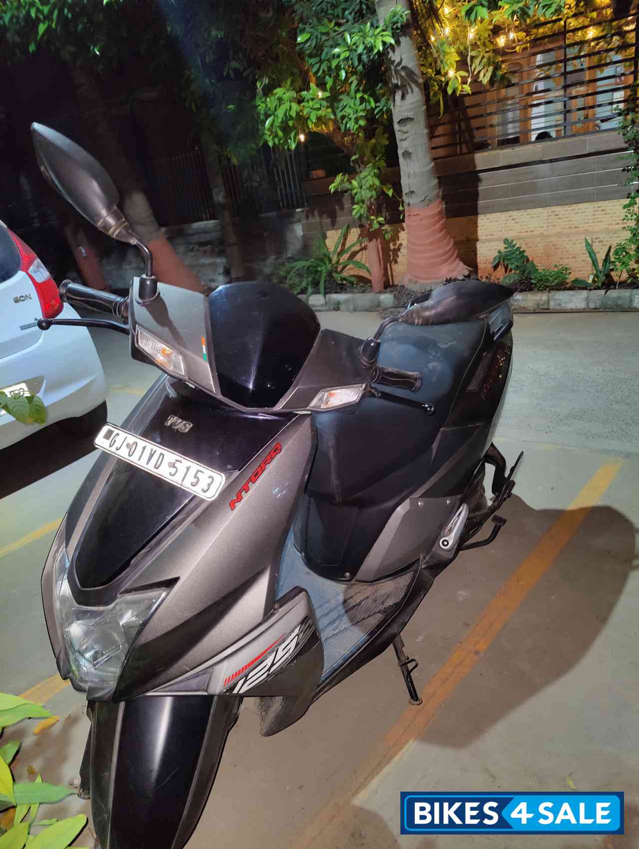 Grey TVS NTORQ 125