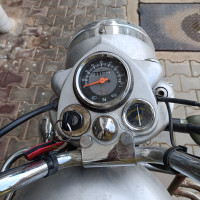 Silver Royal Enfield Bullet Electra