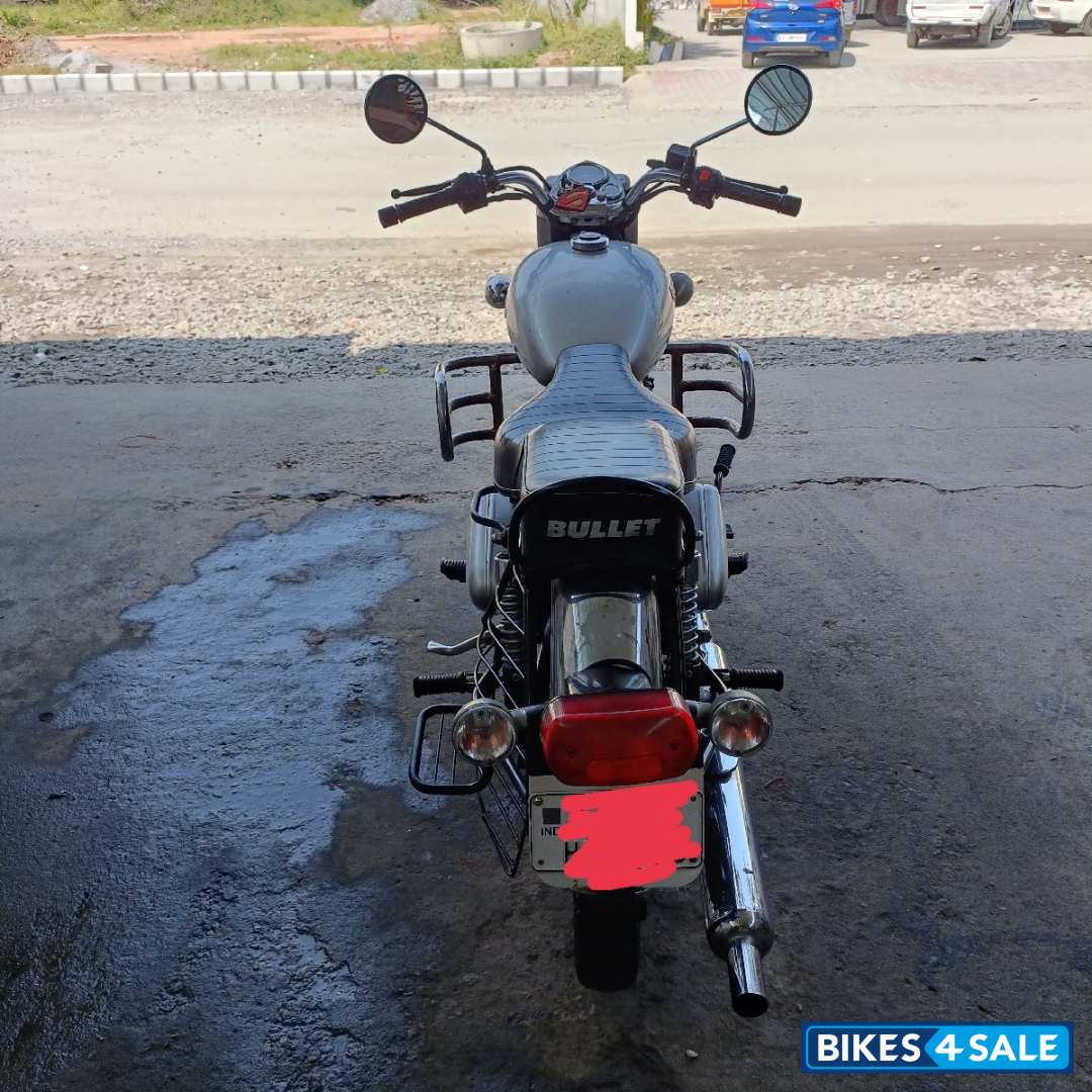 Silver Royal Enfield Bullet Electra