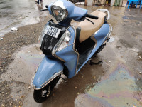 Grayish Blue Yamaha Fascino 125 Fi Hybrid