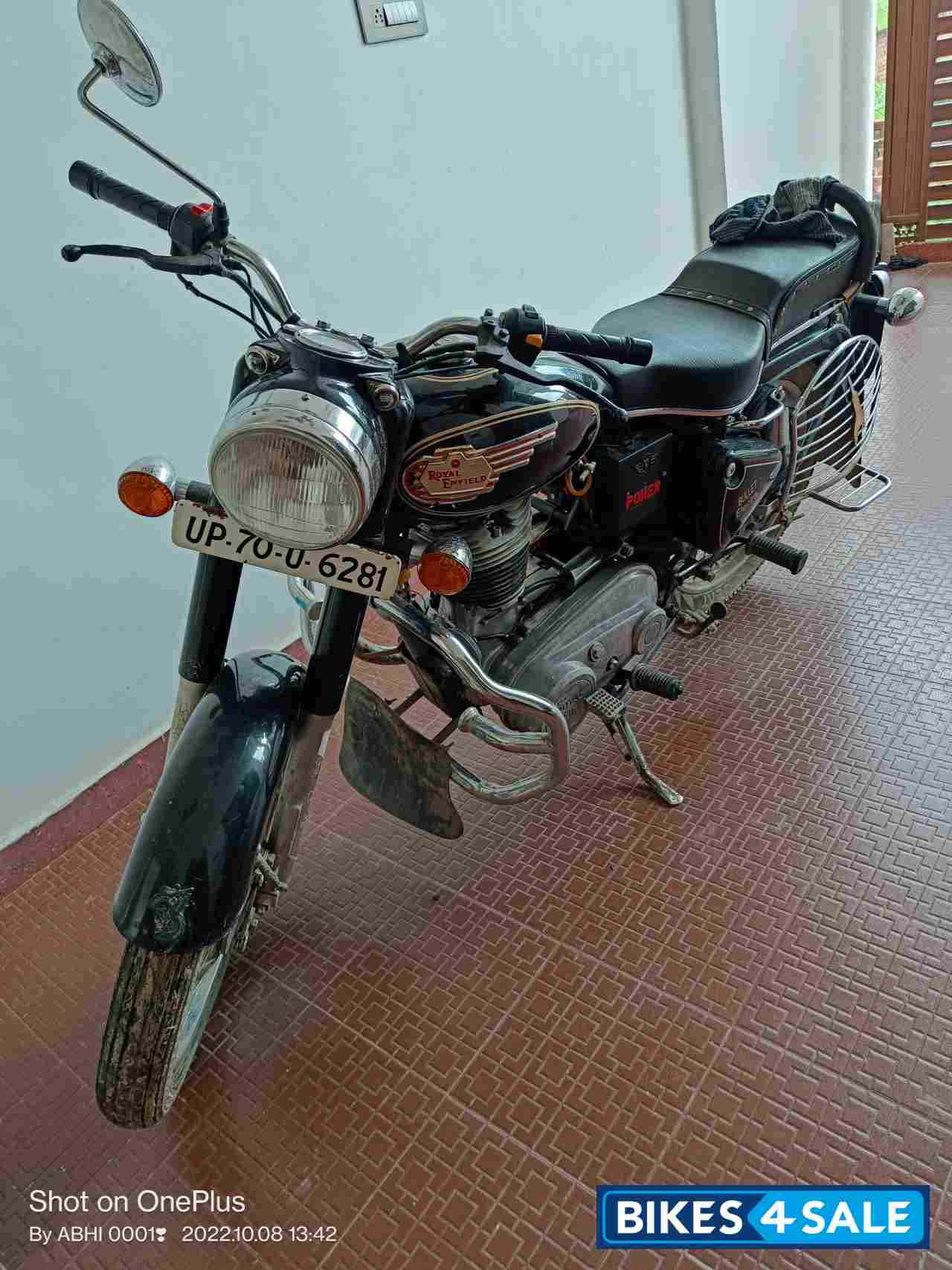 Black Royal Enfield Bullet Electra